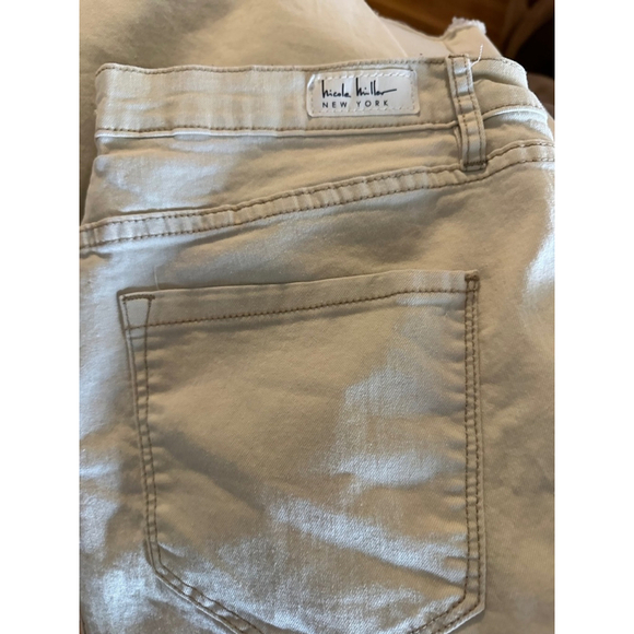 Women's nicole miller Ivory High Rise Ankle Skinny SoHo Jeans Size 16 - Picture 5 of 6